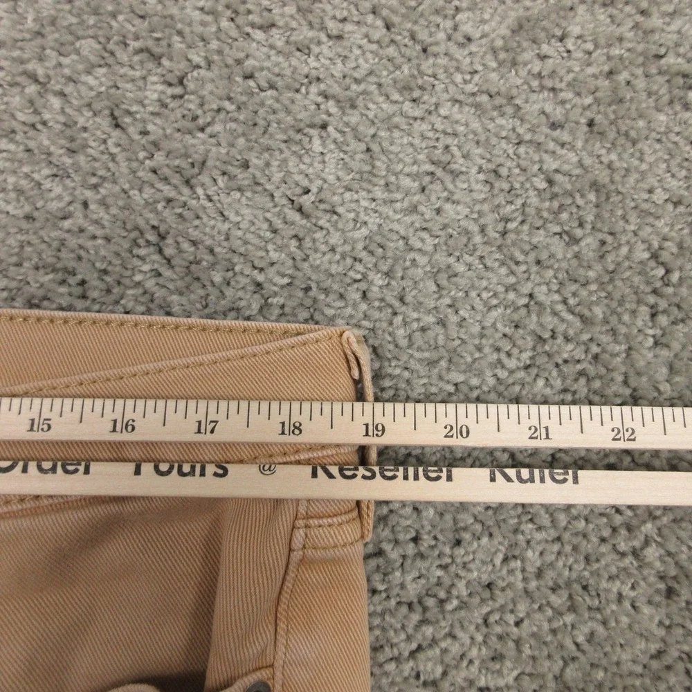 Levis Jeans Mens 36x32 Tan 514 Slim Straight Faded Zip Fly Light Denim Pant Work